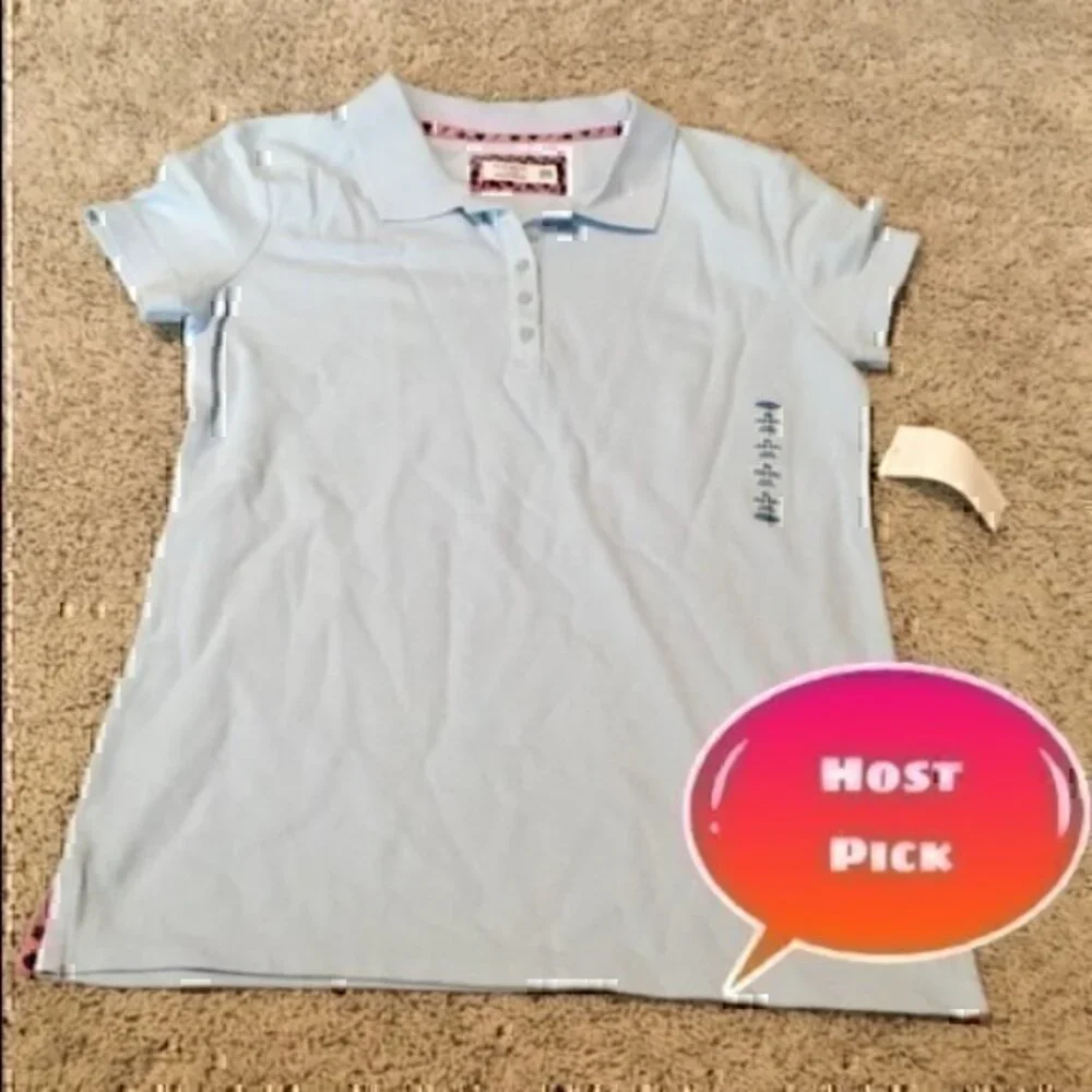 Old Navy Girls size xlarge 12/14  light blue polo